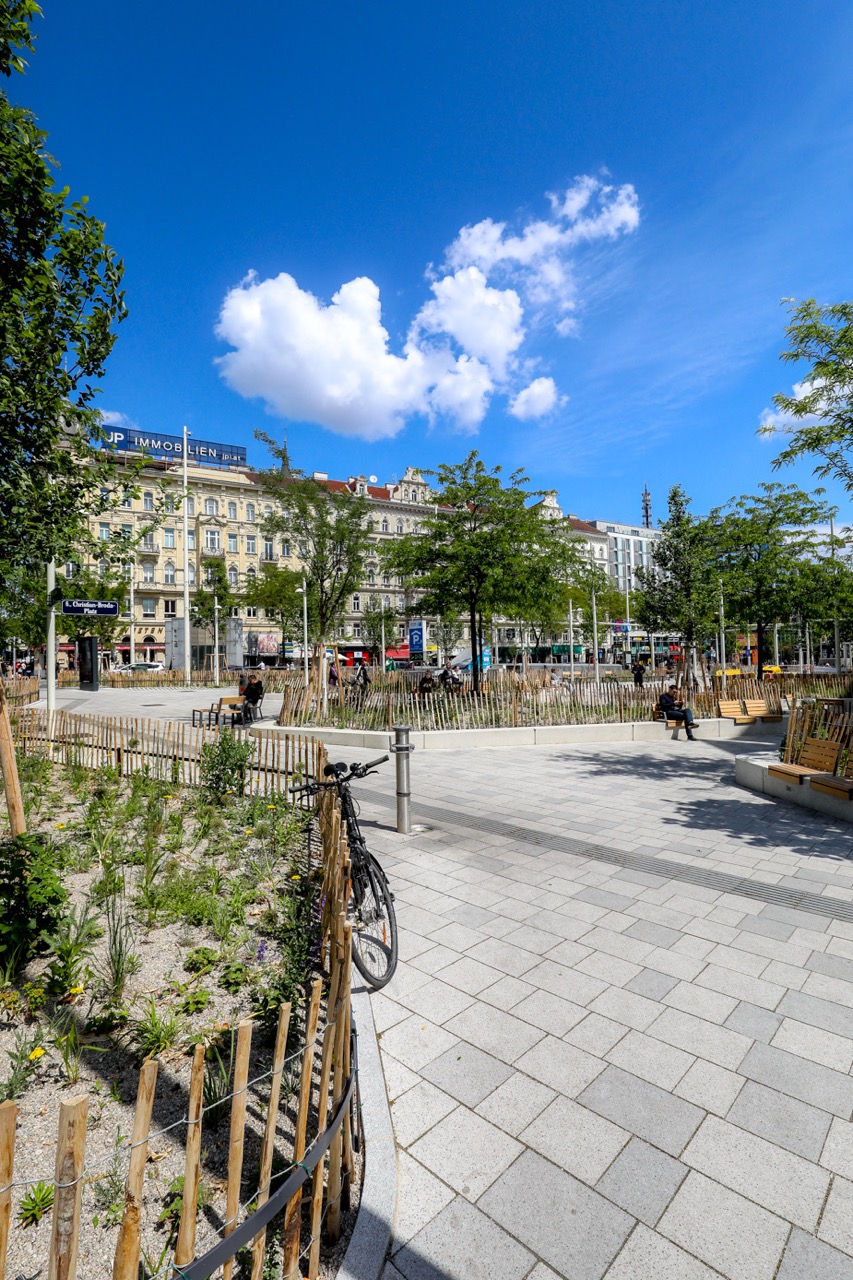 Neue Platzgestaltung am Christian-Broda-Platz