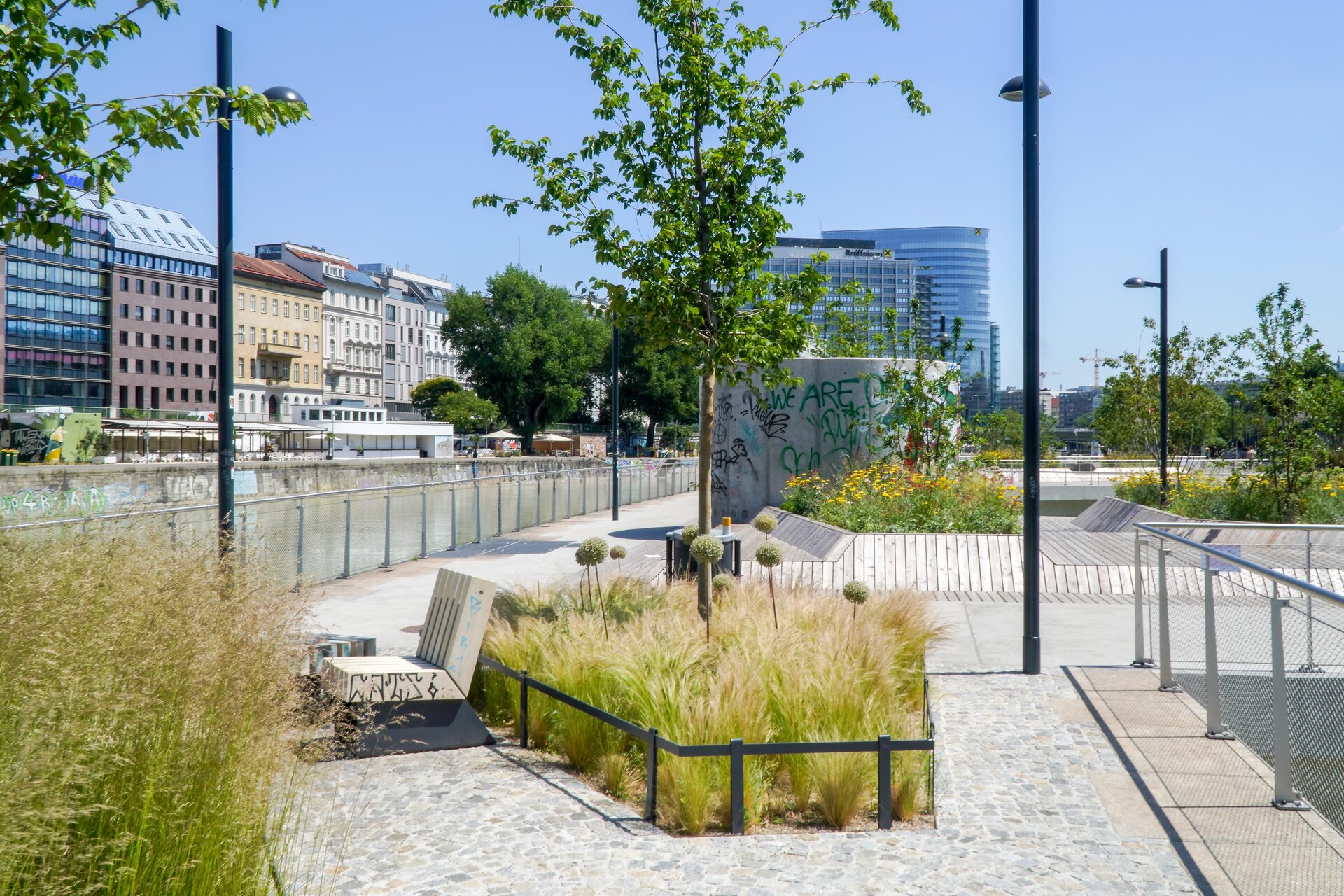 Schwimmende Gärten am Donaukanal ©StadtWien/Fürthner